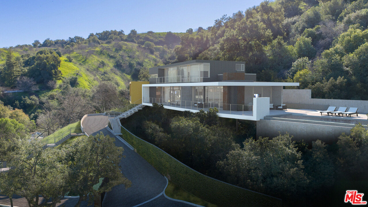 12340 Viewcrest Road Studio City, CA 91604 - Photo 3 of 6 an aerial view of residential house with outdoor space