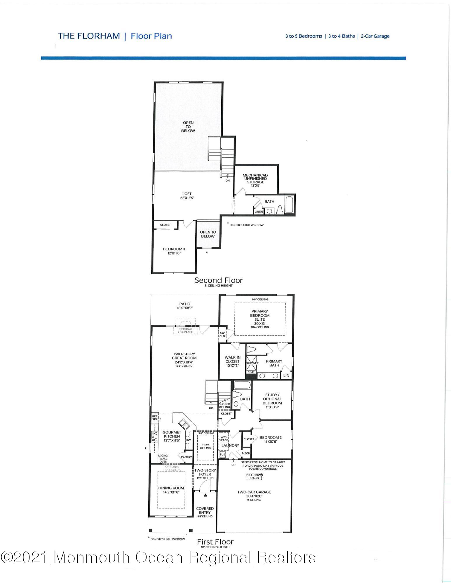 84 Grandview Circle Farmingdale, NJ 07727 - Photo 7 of 7 Florham floor plans