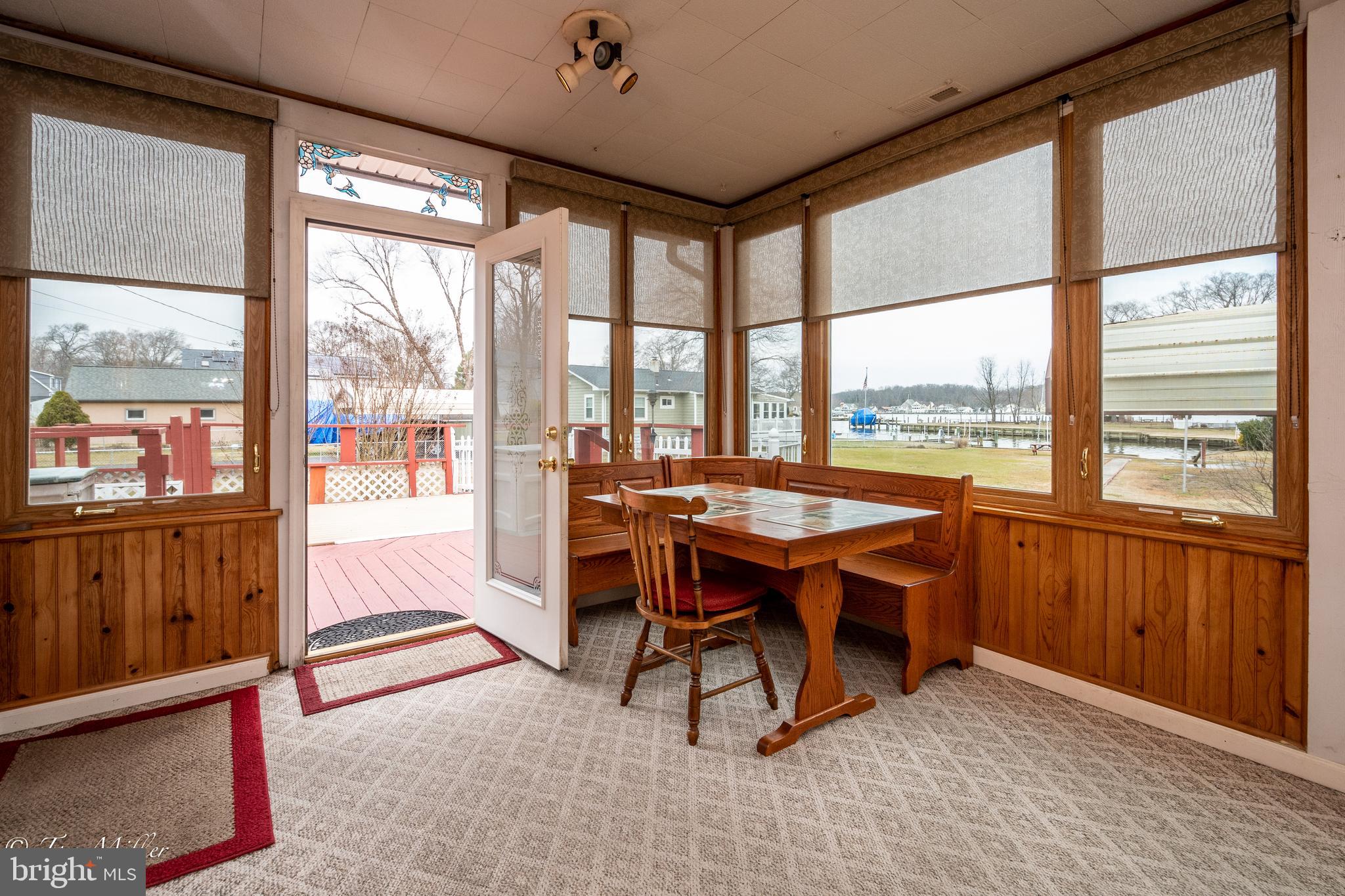 3800 New Section Road Middle River, MD 21220 - Photo 10 of 45 Large Sunroom exits on the waterfront