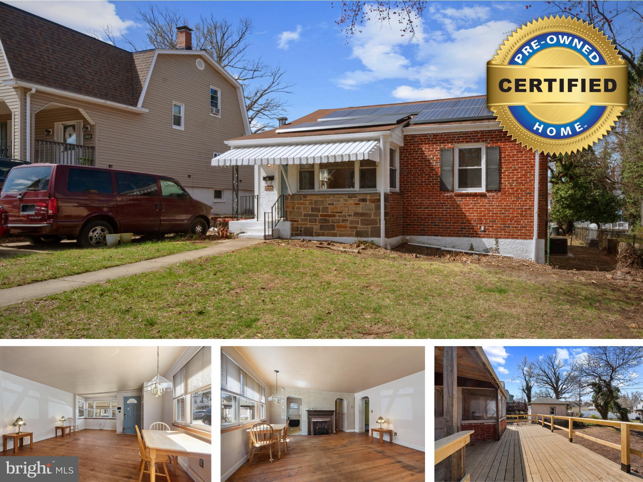 5016 Morello Road Baltimore, MD 21214 - Photo 1 of 16 a view of a house with a backyard