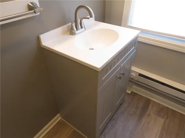 a close up view of a sink