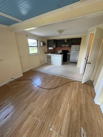 a view of kitchen and utility room