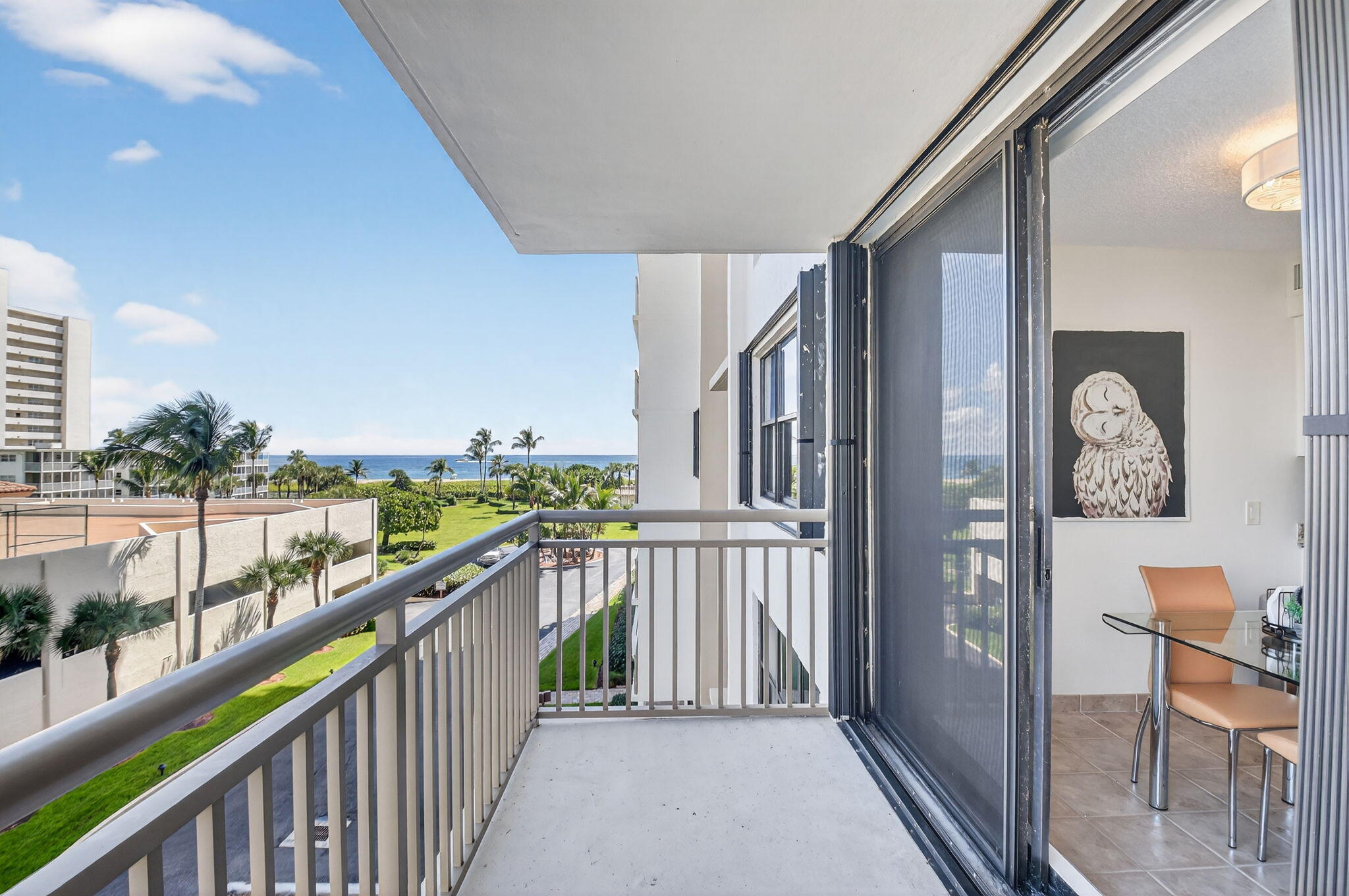 3400 North Ocean Drive, Unit 405 Riviera Beach, FL 33404 - Photo 28 of 58 a view of balcony with furniture