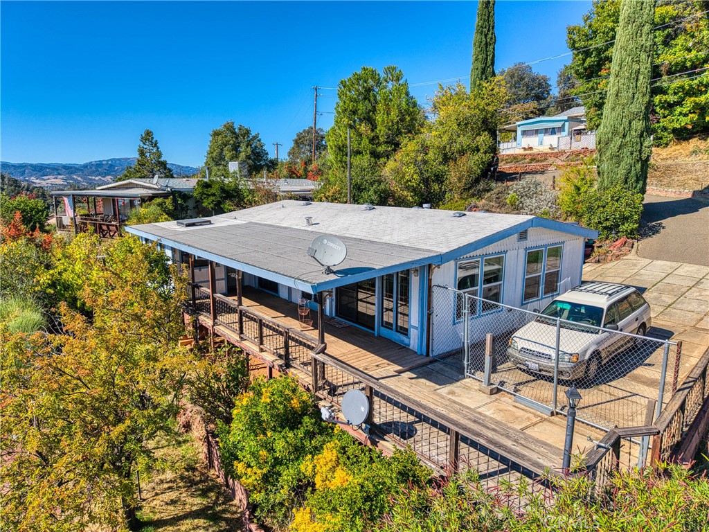 3360 Yuba Street Nice, CA 95464 - Photo 33 of 50 an aerial view of a house with swimming pool and sitting area