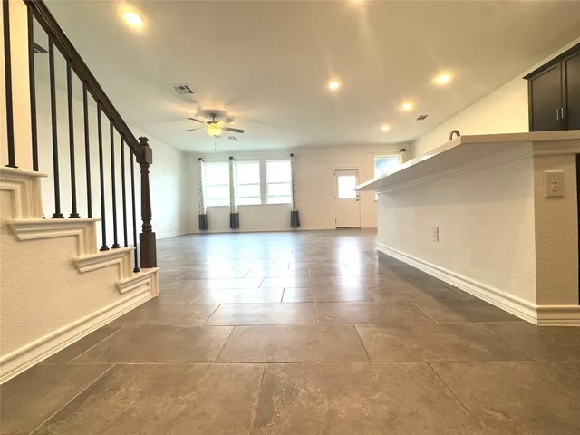 a view of an entryway with staircase