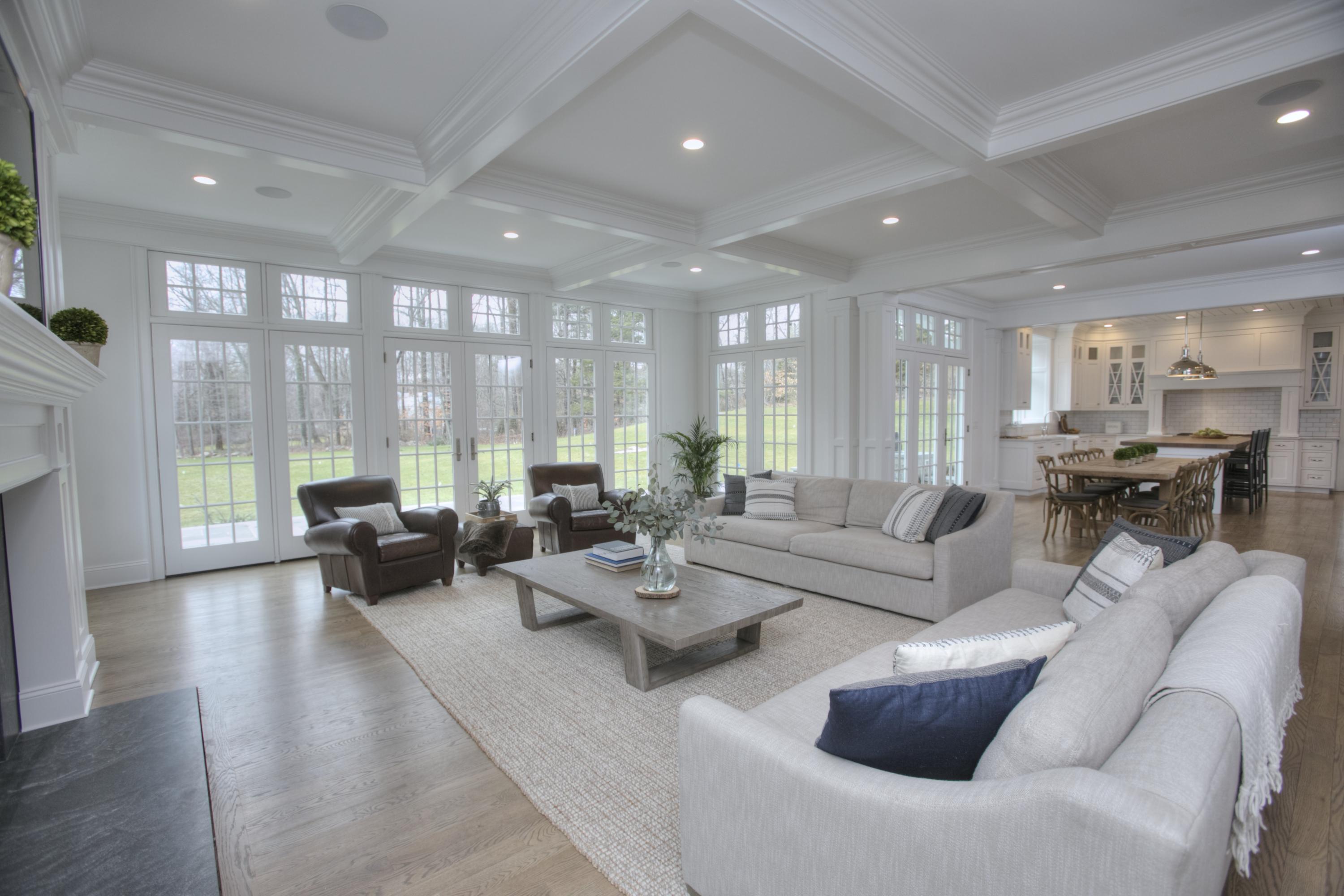 61 Stony Brook Road Darien, CT 06820 - Photo 17 of 43 a living room with furniture and a large window