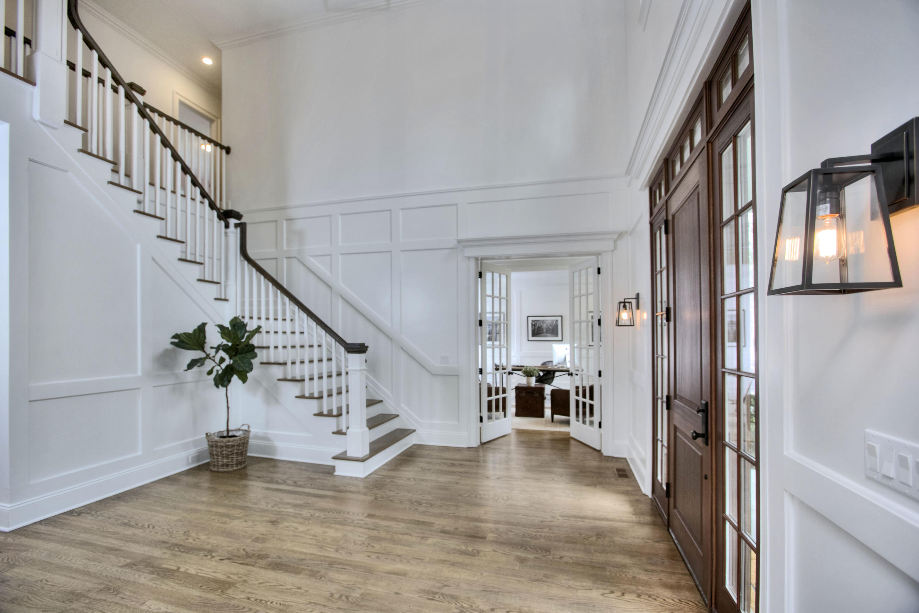 61 Stony Brook Road Darien, CT 06820 - Photo 7 of 43 a view of entryway and hall with wooden floor