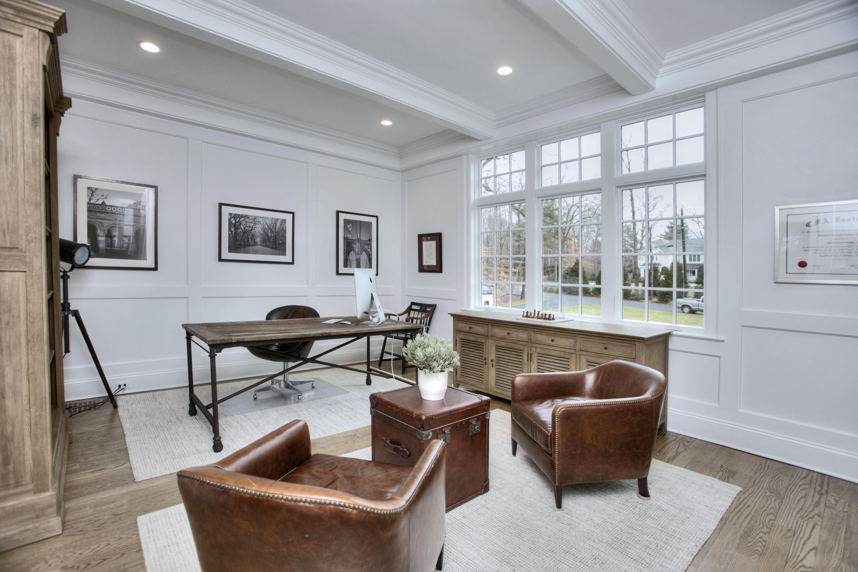 61 Stony Brook Road Darien, CT 06820 - Photo 10 of 43 a living room with furniture a large window and wood floor