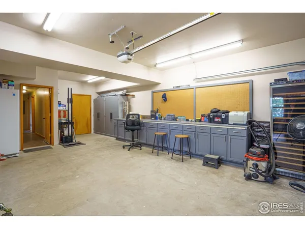 a room with storage and utility room