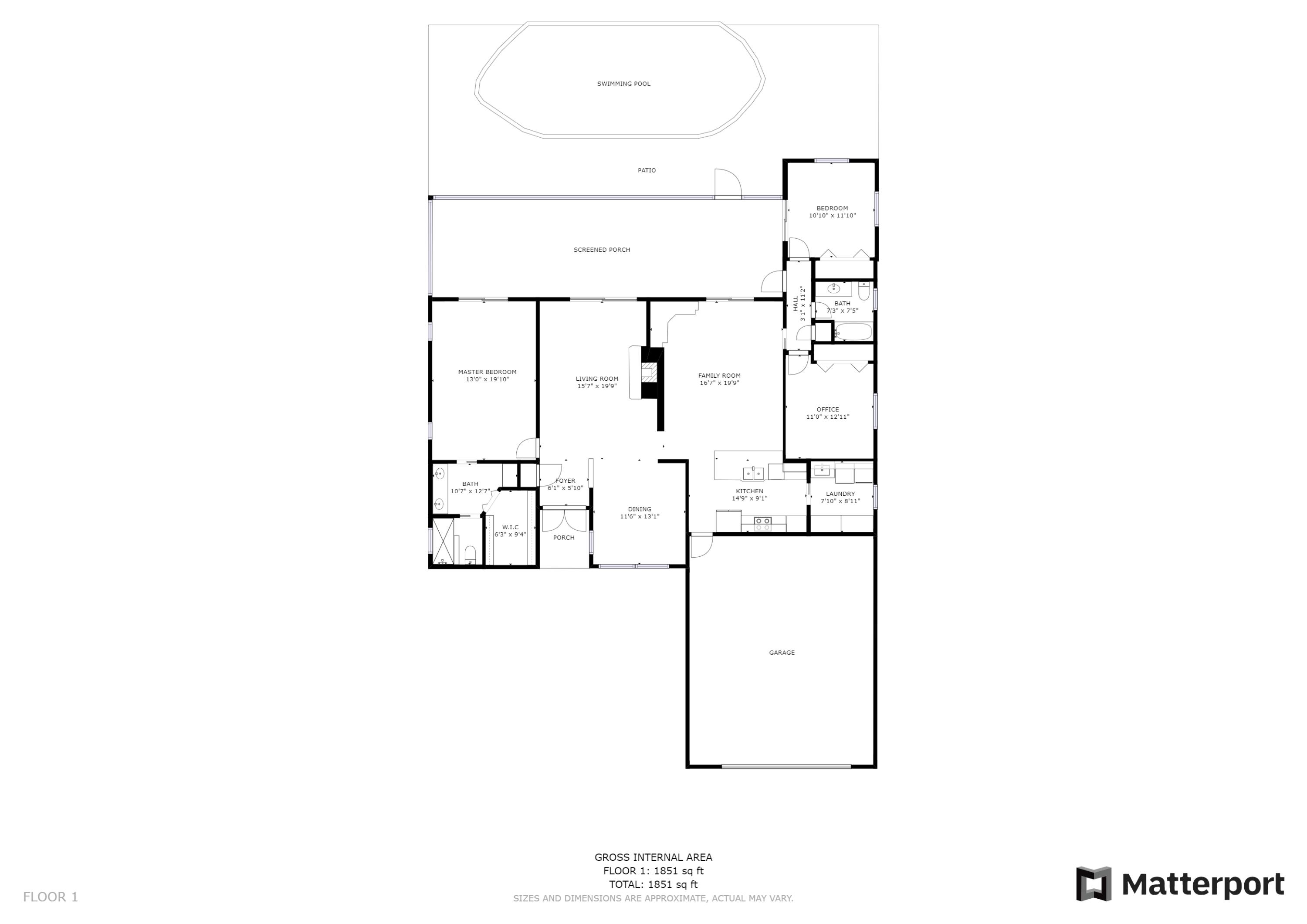1260 Northwest 8th Street Boca Raton, FL 33486 - Photo 34 of 34 Floor Plan