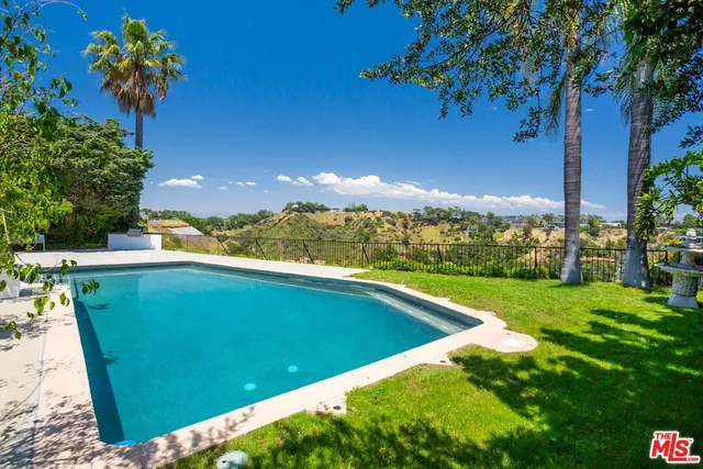 a view of a bench in a window