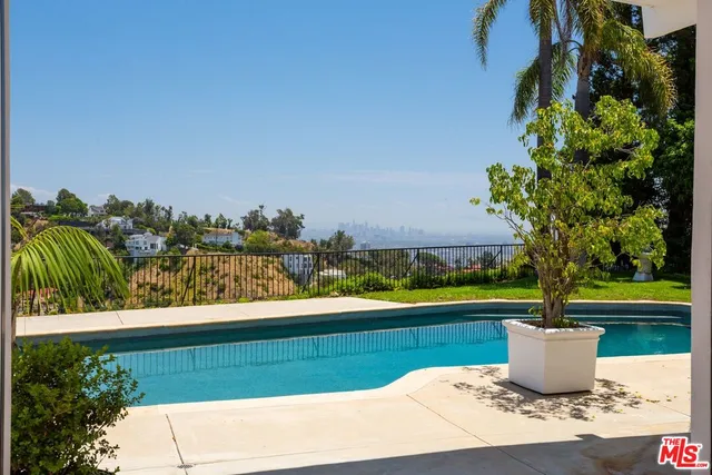 a view of an outdoor space and a yard