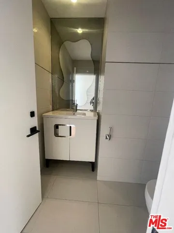 a car parked in a garage