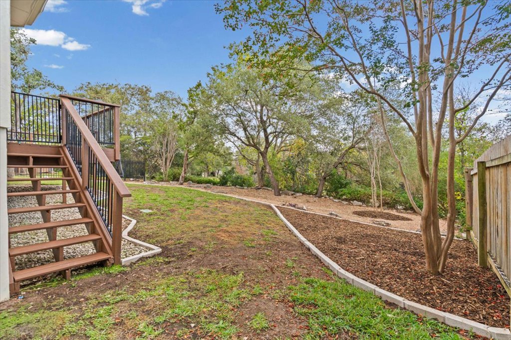 8111 Davis Mountain Pass Austin, TX 78726 - Photo 26 of 37 a view of a deck with a trees