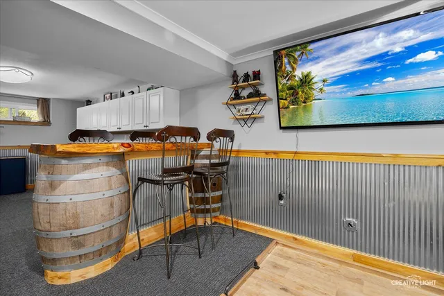 a view of kitchen and sink