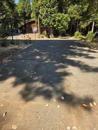 a view of street with trees