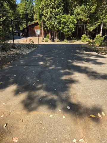 a view of street with trees