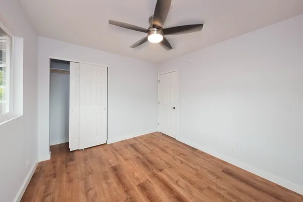 wooden floor in an empty room