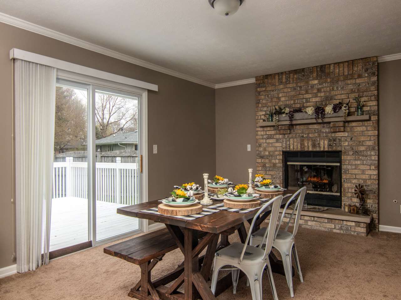 3943 Cutty Sark Road Cherry Valley, IL 61016 - Photo 8 of 25 a view of a dining room with furniture window and outside view