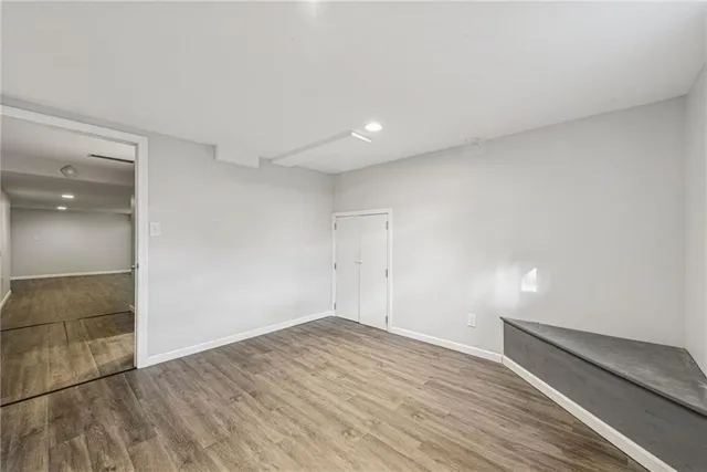 wooden floor in an empty room