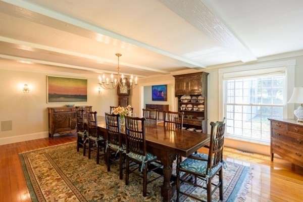 31 Lamberts Cove Road Tisbury, MA 02568 - Photo 12 of 35 a view of a dining room with furniture and wooden floor