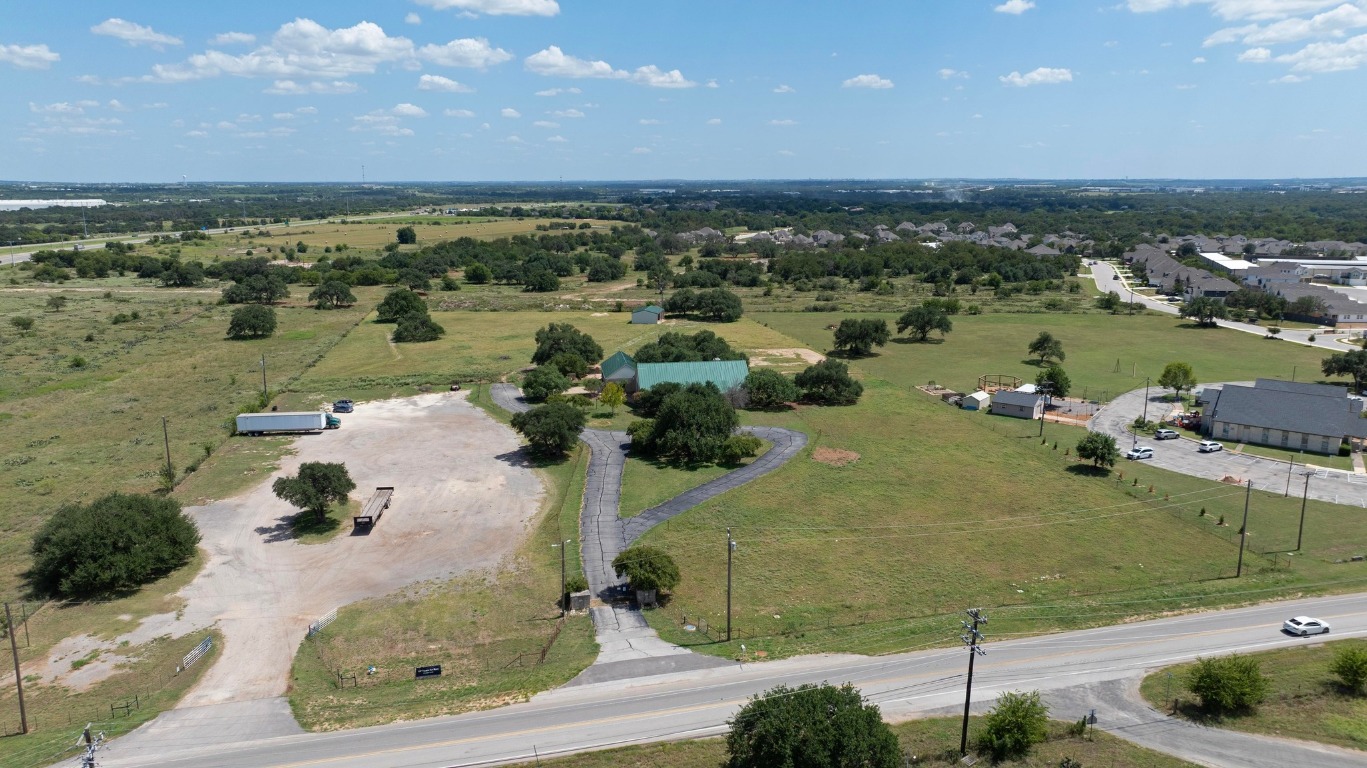 3900 Shell Road Georgetown, TX 78628 - Photo 38 of 40 an aerial view of a house with a yard