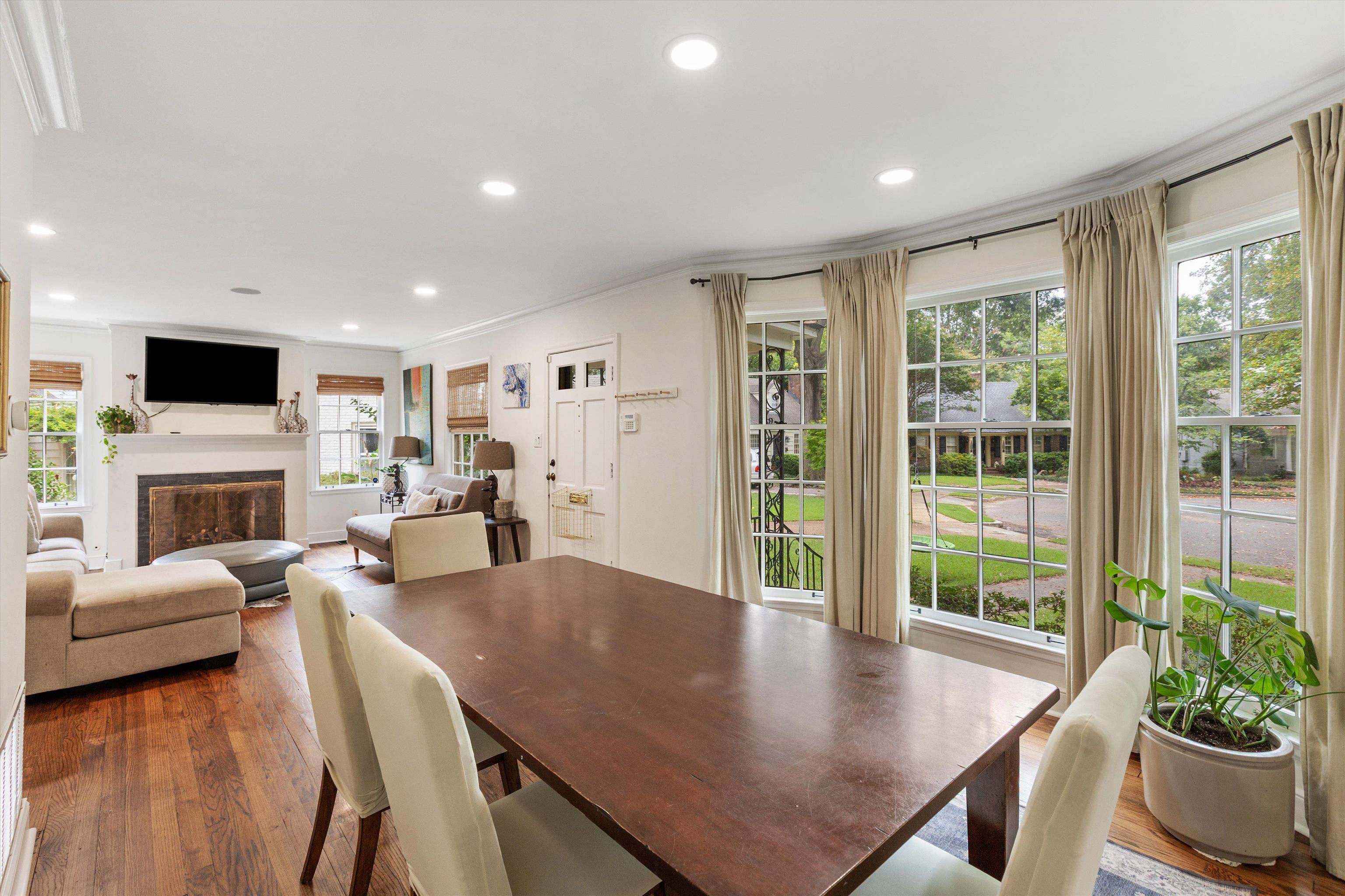 165 Picardy Street Memphis, TN 38111 - Photo 5 of 28 a living room with fireplace furniture and a large window
