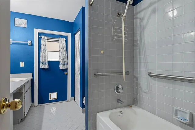 an empty room with wooden floor