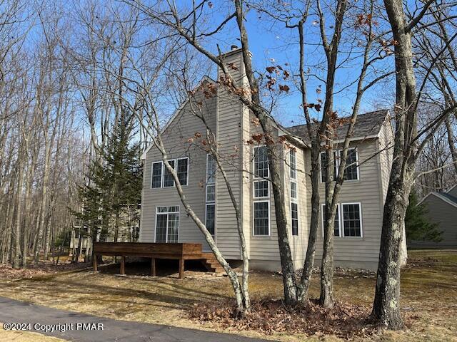 409 Gentian Lane Long Pond, PA 18334 - Photo 27 of 27 rear of house