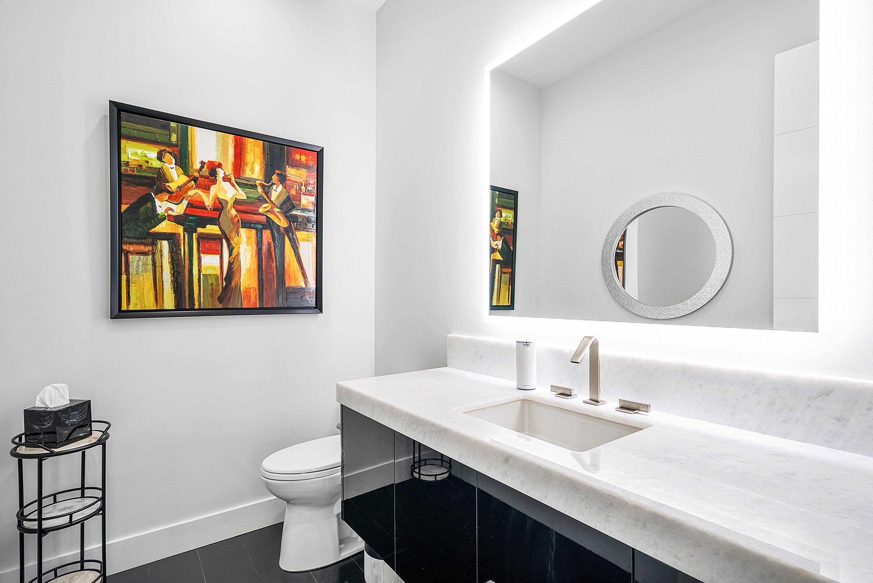 9569 Vescovato Way Boca Raton, FL 33496 - Photo 26 of 98 a bathroom with a sink and a mirror