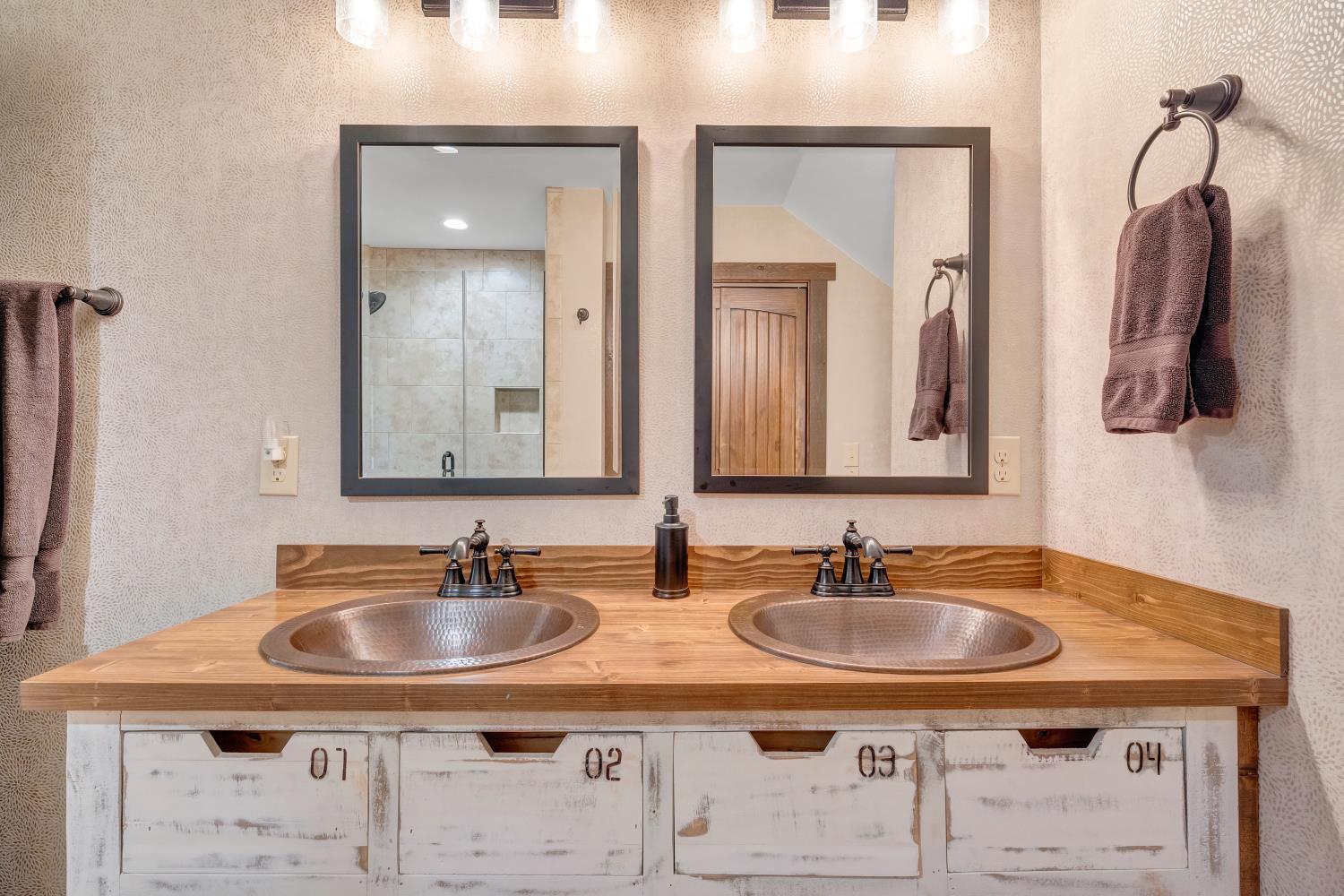 4344 Smith Mountain Road Penhook, VA 24137 - Photo 59 of 100 Guest bath 2 Double vanity