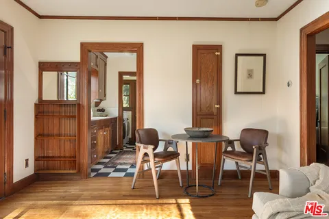 a outdoor space with plants