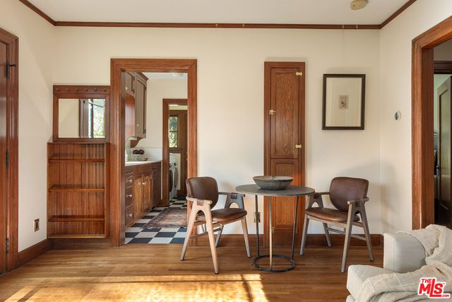 a outdoor space with plants