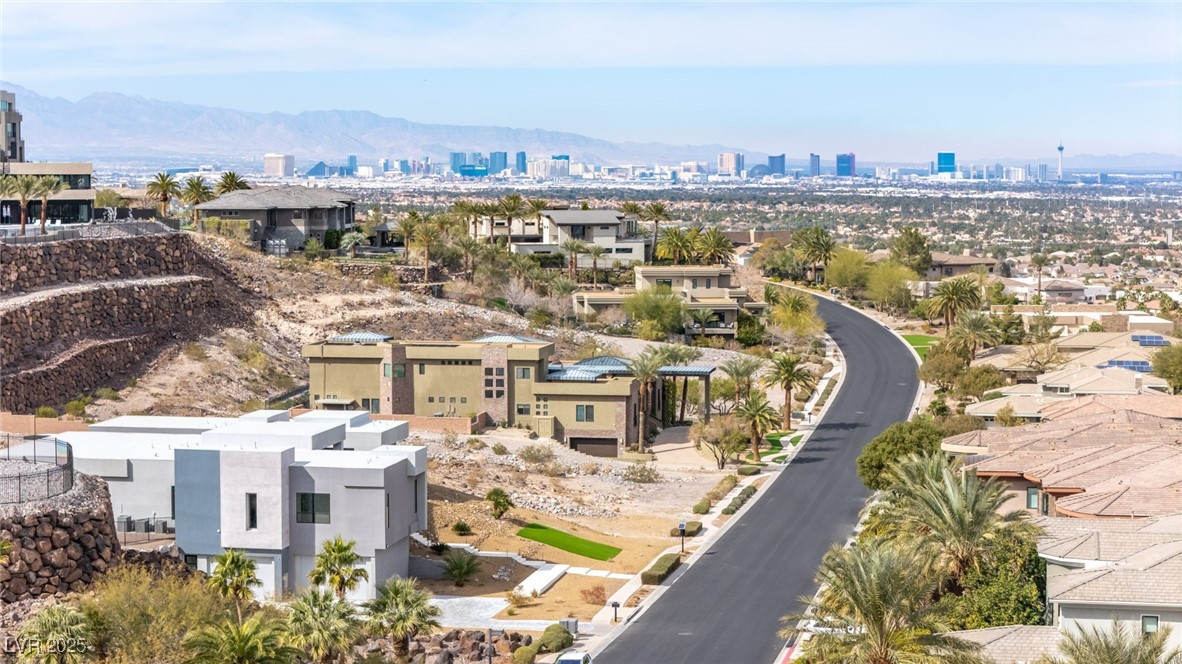 1455 MacDonald Ranch Drive Henderson, NV 89012 - Photo 6 of 46 Aerial view with a mountain view and a city view