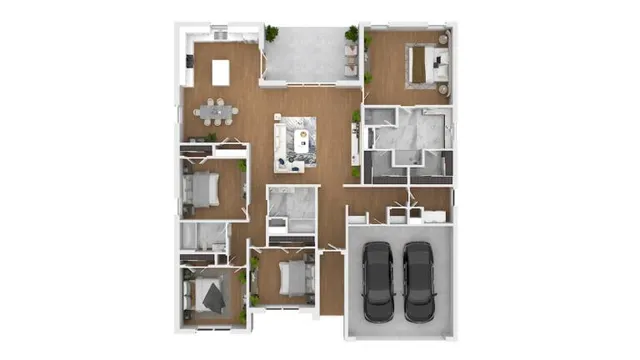 a view of a kitchen with furniture and washer