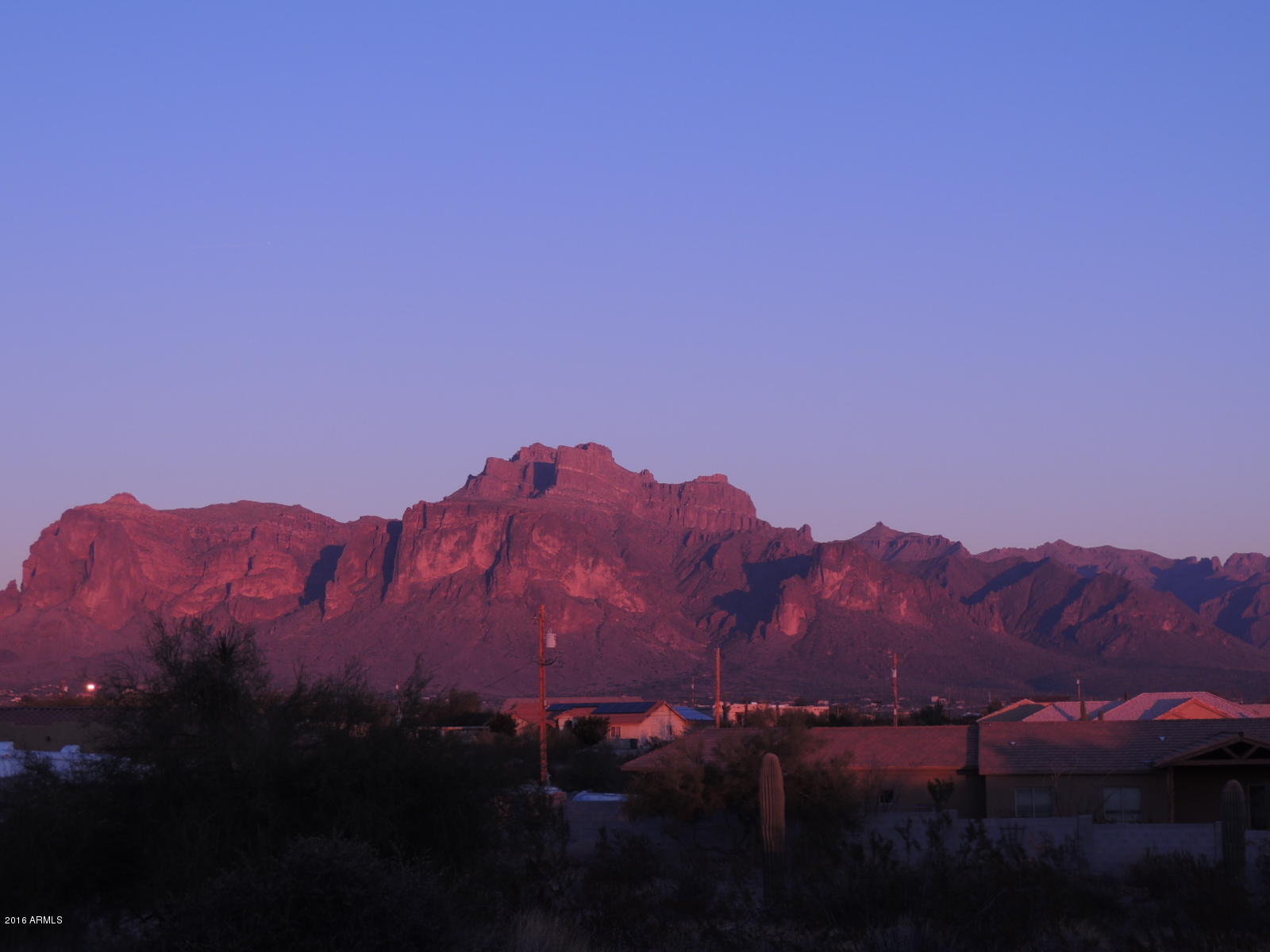 1069 North Cortez Road Apache Junction, AZ 85119 - Photo 2 of 25 Mountains Really Do Turn Purple!