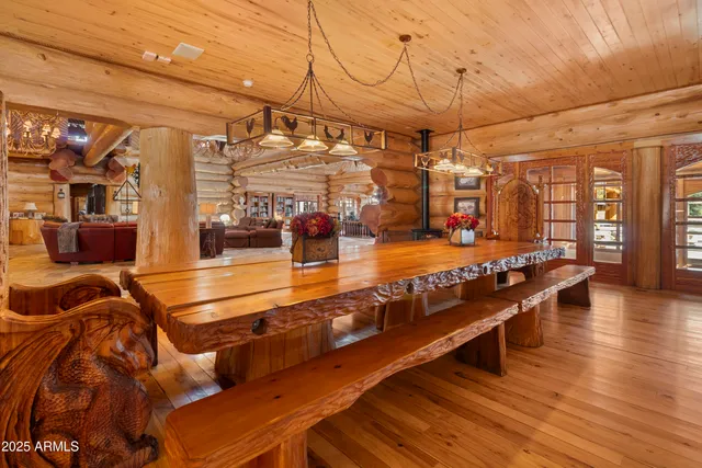 a view of terrace with seating space