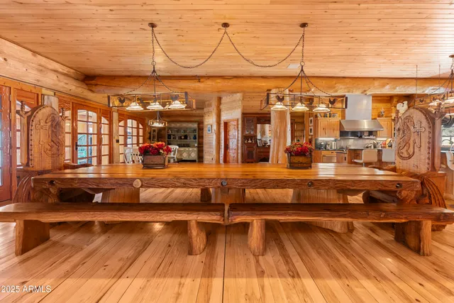 a view of a large room with large windows