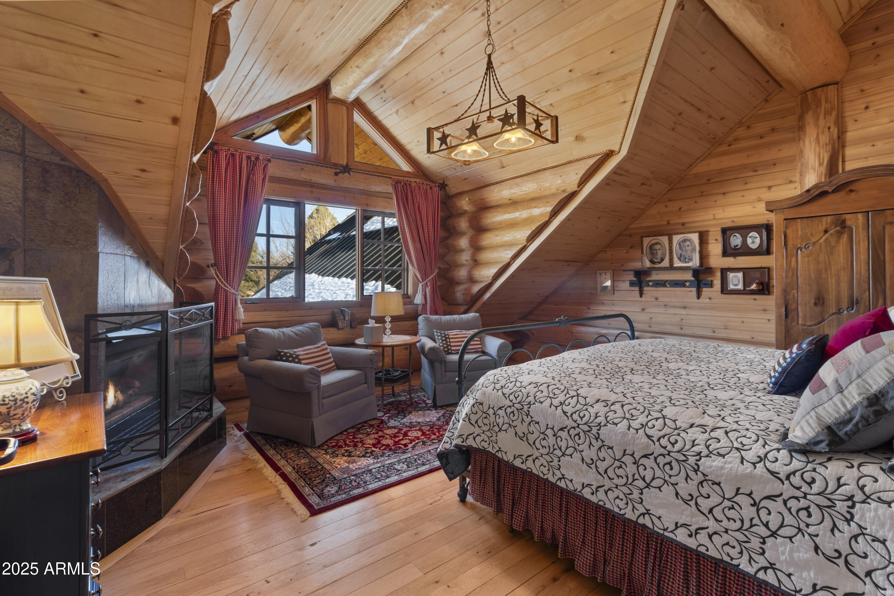 1613 Black Canyon Road Heber, AZ 85928 - Photo 67 of 98 a living room with furniture and a chandelier