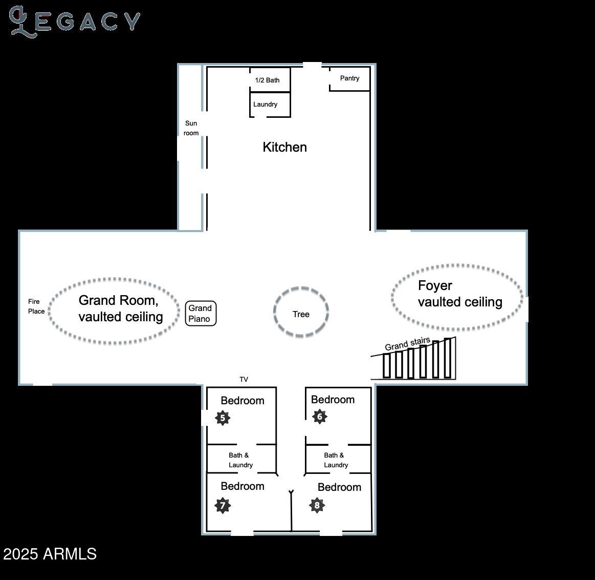 1613 Black Canyon Road Heber, AZ 85928 - Photo 97 of 99 Legacy Main floor plan