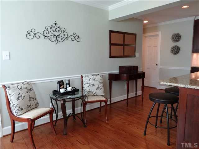 413 Kenwood Court Raleigh, NC 27609 - Photo 10 of 19 So many "areas" can be made in this large space. A quaint space for coffee and biscotti! Dining Room