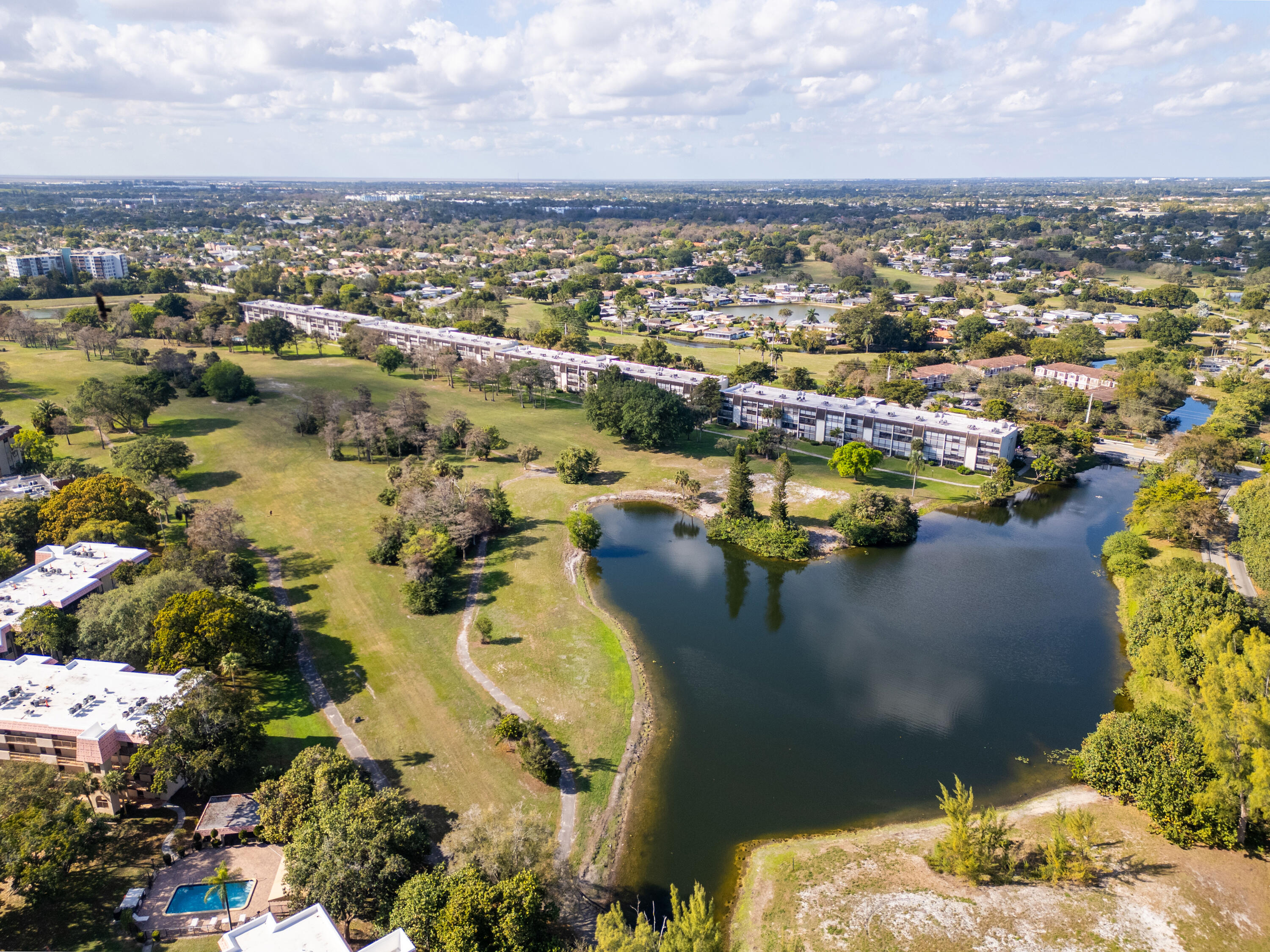 4174 Inverrary Drive, Unit 413 Lauderhill, FL 33319 - Photo 20 of 20 an aerial view of residential houses with outdoor space