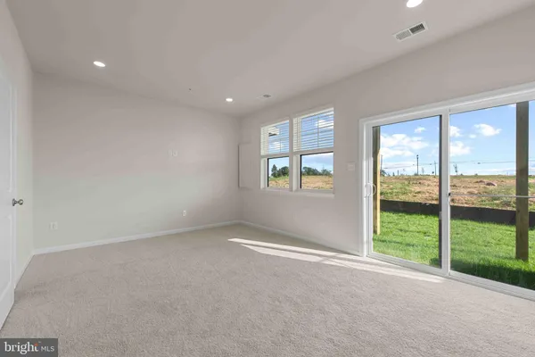 a view of empty room