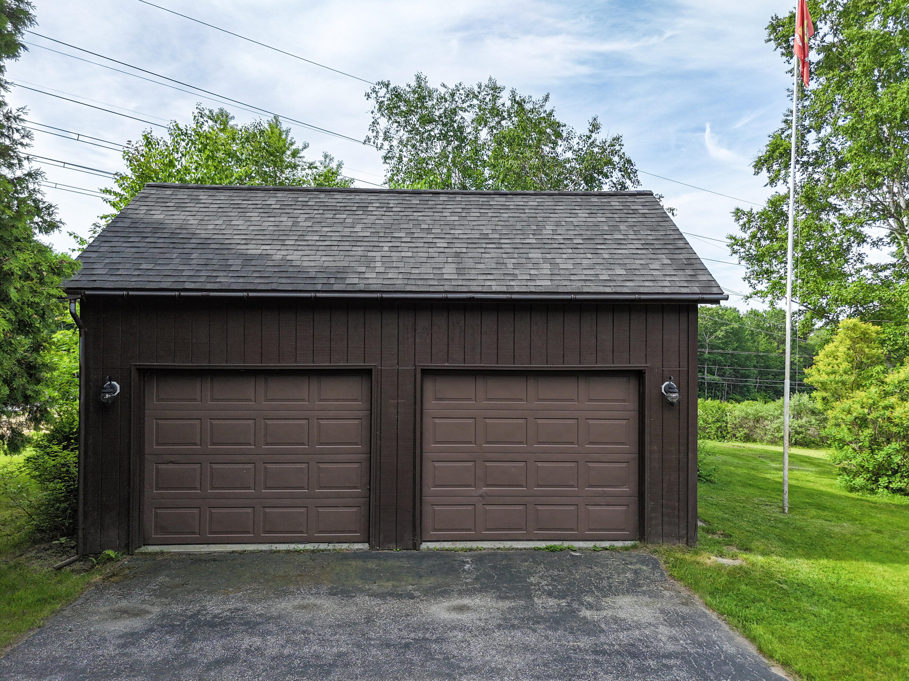 14 South Hatch Hill Road Greene, ME 04236 - Photo 3 of 56 Two bay garage with auto door openers