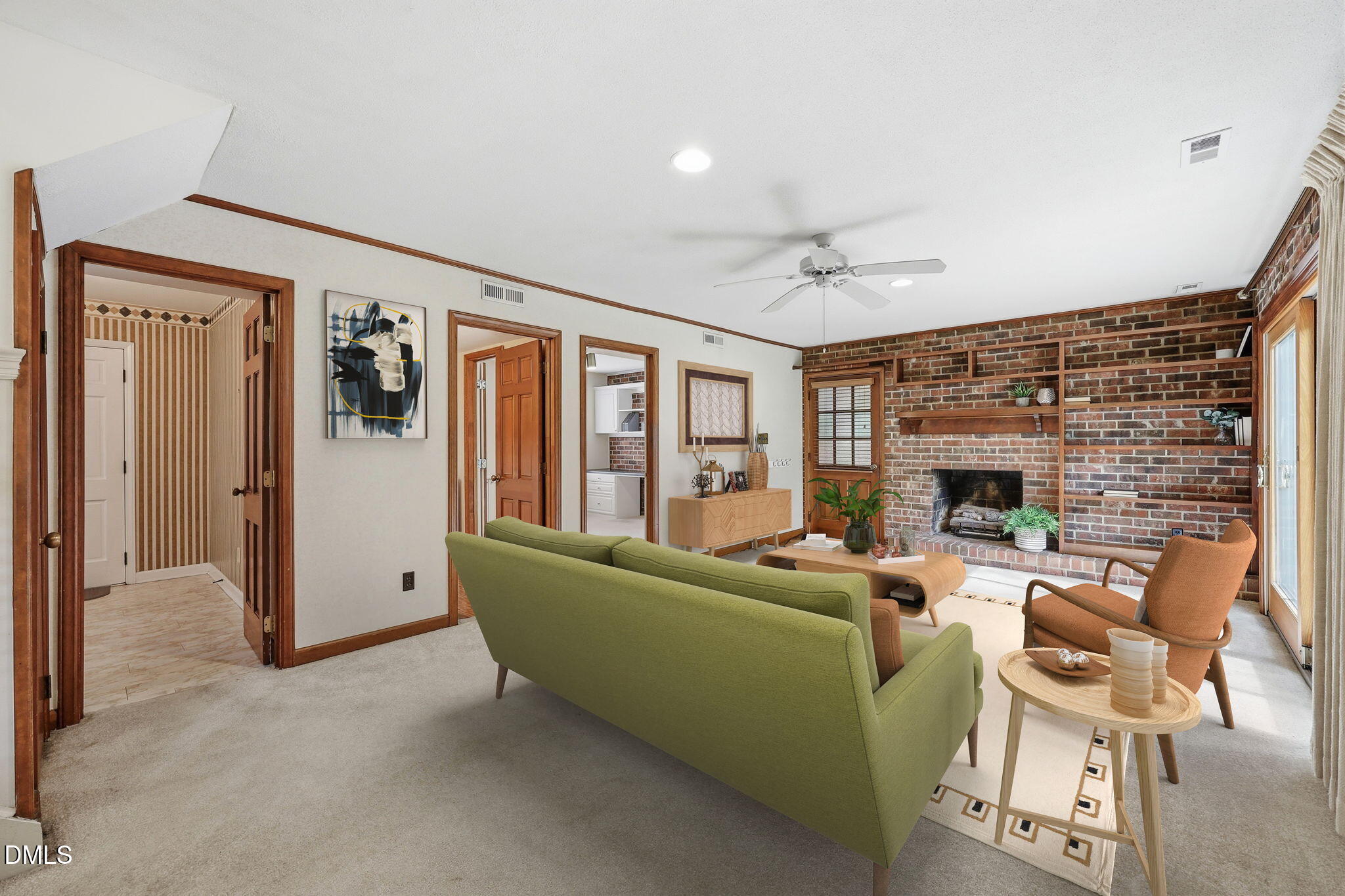 5004 Foxlair Court Raleigh, NC 27609 - Photo 20 of 54 54-web-or-mls-Living Room (MID-Century M