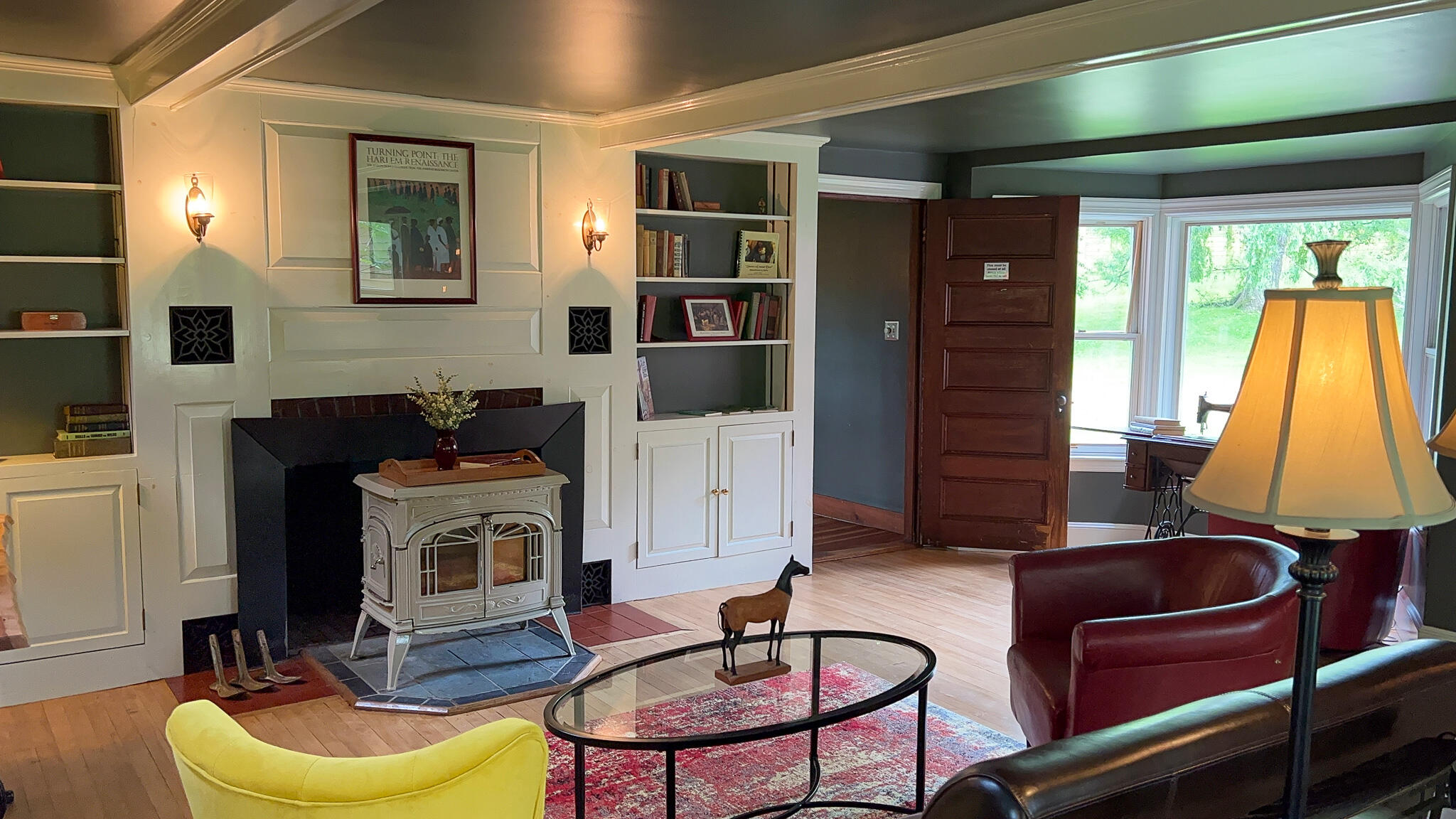 45 Barrett Road Sumner, ME 04292 - Photo 13 of 45 Woodstove Livingroom