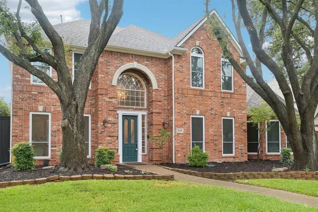 front view of house with a yard