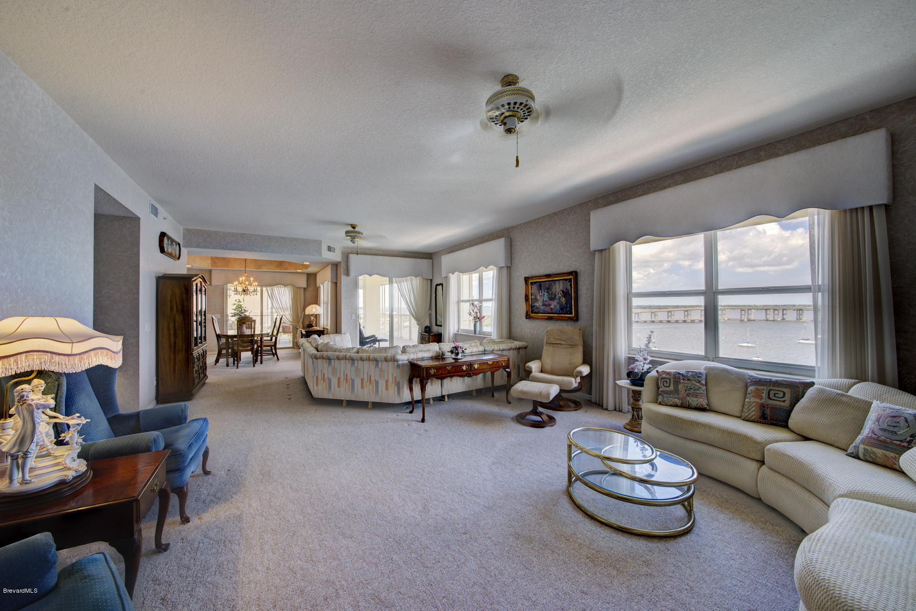 102 Riverside Drive, Unit 901 Cocoa, FL 32922 - Photo 15 of 54 Living Room with views of River