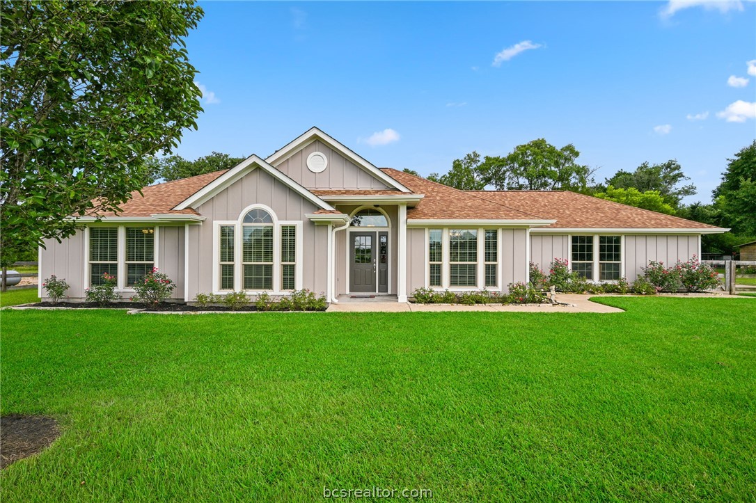 View of home from the front yard.