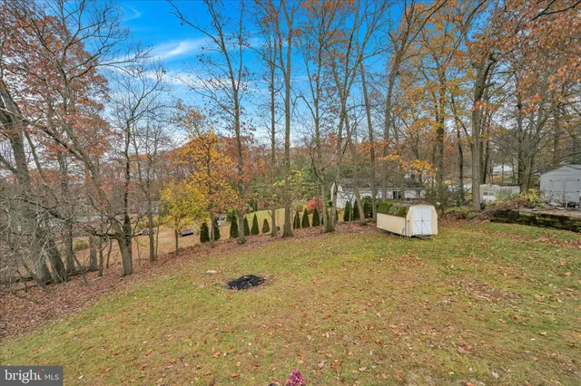 a house with trees in the background